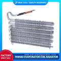 Customizable finned evaporator coil radiator